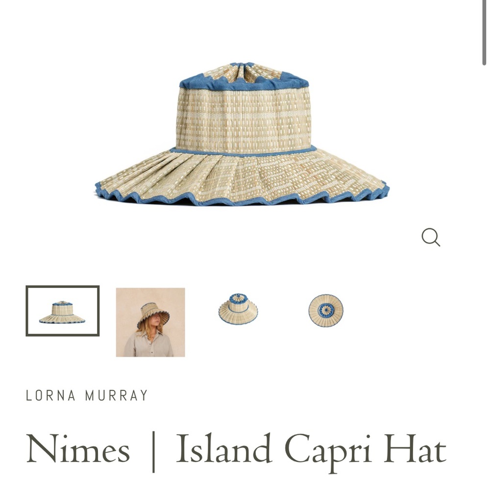 Lorna Murray Island Capri Hat - Nimes